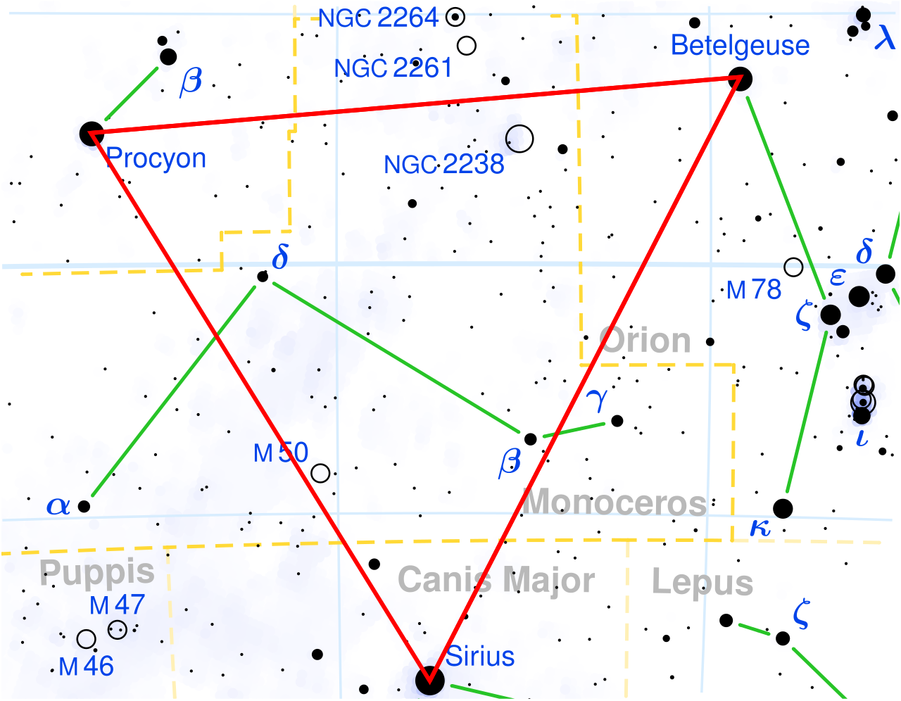 Winter Triangle - CosmosPNW