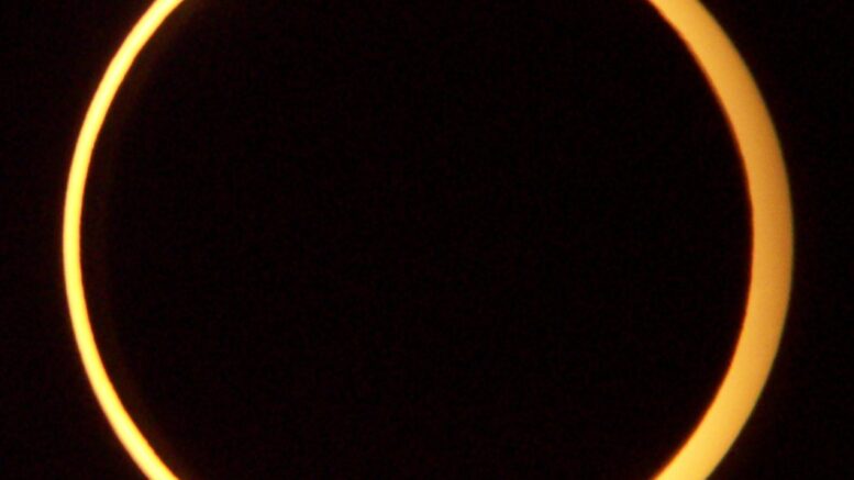 2023 Annular Solar Eclipse Eye